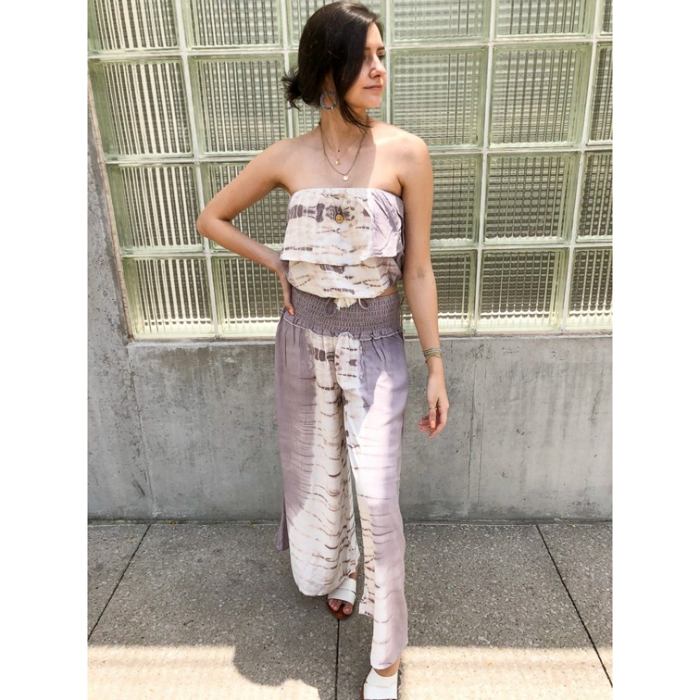 Celia Smocked Tie Dye Pants